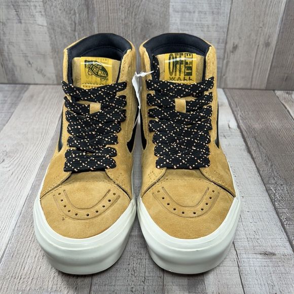 Vans Women's SK8 HI XL Nubuck Honey Gold Sneakers Skate Shoes Size 6 VN0A5KRYZV4 - Picture 4 of 14